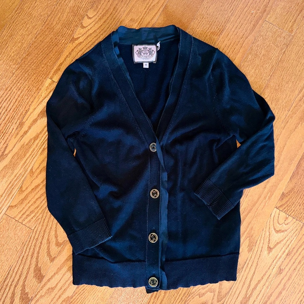 Juicy Couture Black  Women’s Cotton Cardigan- M